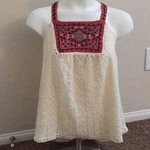 Xhilaration “Tank top” styled flowy shirt